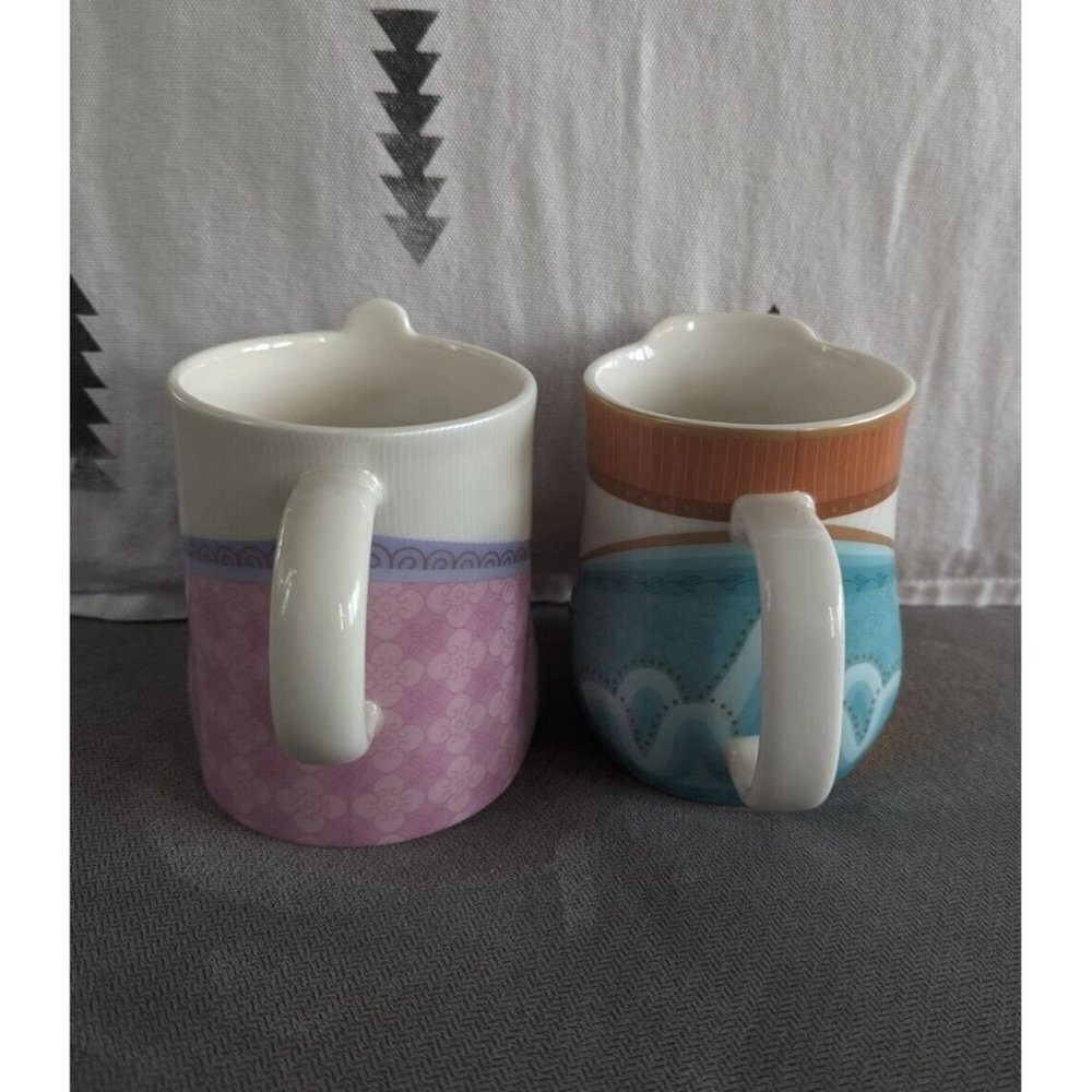 Starbucks EXCLUSIVE Taiwan Beigang God series Mugs Set Of 2 BRAND NEW 12oz - Picture 4 of 9